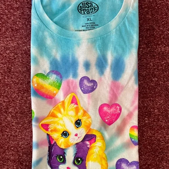 Lisa Frank vintage tye dye t shirt size XL READ - Picture 6 of 7